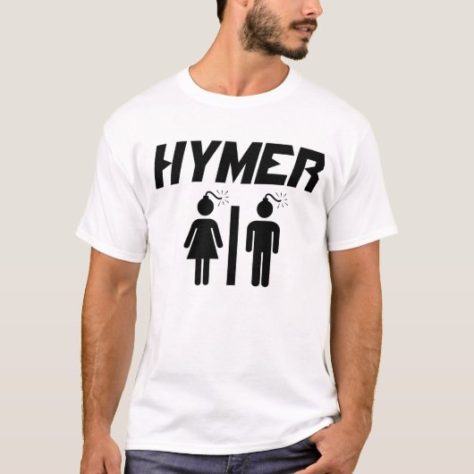 Hymer Weiß-Bombe T-Shirt (Vorderseite)