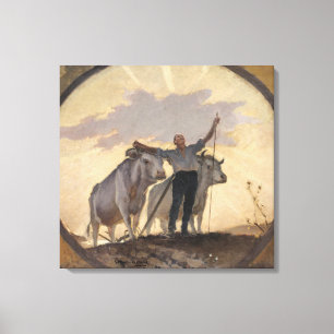 Hymn der Erde an die Sonne, 1892 Leinwanddruck