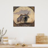 Hymn der Erde an die Sonne, 1892 Poster (Küche)