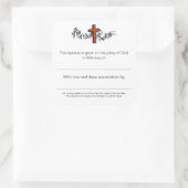 Hymnale Teller im Gedächtnis Quadratischer Aufkleber (Tasche)