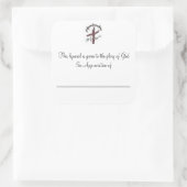 Hymnale Teller im Hinblick auf Quadratischer Aufkleber (Tasche)