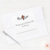 Hymnale Teller zu Ehren der Quadratischer Aufkleber (Umschlag)