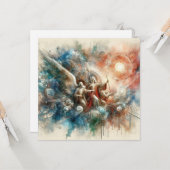 Hymne der Stille Karte (Vorderseite/Rückseite Beispiel)