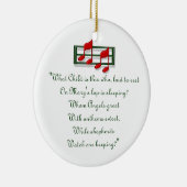 Hymne Ornament "Welches Kind ist das?" Weihnachten (Rechts)