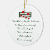 Hymne Ornament "Welches Kind ist das?" Weihnachten (Links)