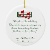 Hymne Ornament "Welches Kind ist das?" Weihnachten (Hinten)