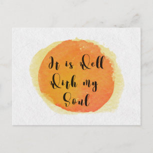 Hymne Postkarte - gut mit meinem Soul