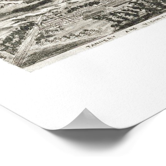 Hyndman, PA Panoramic Map - 1906 Poster (Ecke)