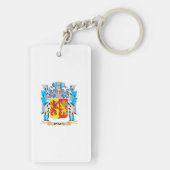 Hynes Wappen - Familienwappen Schlüsselanhänger (Rückseite)