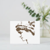 Hypatie Postkarte (Stehend Vorderseite)