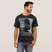 Hype Black Unisex T-Shirt Drop Glitch-Effekt (Vorne ganz)