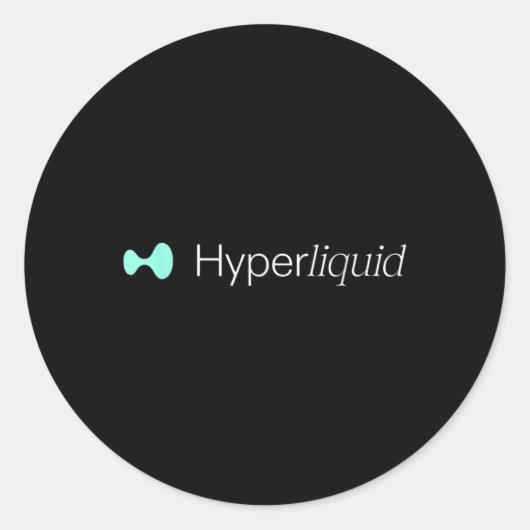 Hype Hyperliquid Kaspa Cardano Virtuals Solana Kry Runder Aufkleber (Vorderseite)