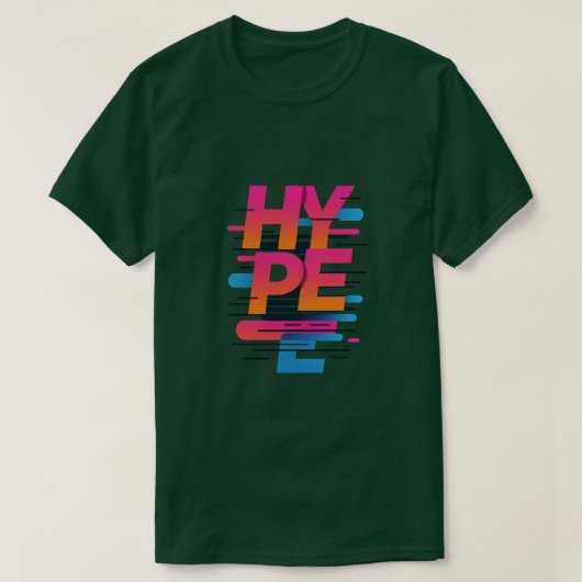 HYPE-MODUS - Retro-Vapour-Rush T-Shirt (Design vorne)