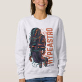 Hyper Astro Space Graphic | Streetwear Sweatshirt (Vorderseite)