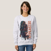 Hyper Astro Space Graphic | Streetwear Sweatshirt (Vorne ganz)