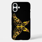 HYPER BUTTERFLY Black Case-Mate iPhone Hülle (Rückseite)