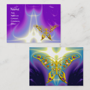 HYPER BUTTERFLY LIGHT WAVES, Pink,Lila,Violett Visitenkarte