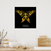 HYPER BUTTERFLY, riesige Größe Poster (Küche)