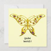 HYPER BUTTERFLY, weiß Einladung (Vorderseite)