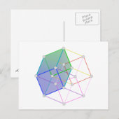 Hyper Cube 2 - coole Wissenschaft in 4D! Postkarte (Vorne/Hinten)