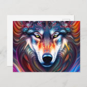 Hyper-Detaillierte realistische schöne Grafik Postkarte (Vorne/Hinten)