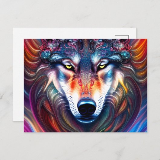 Hyper-Detaillierte realistische schöne Grafik Postkarte (Vorne/Hinten)