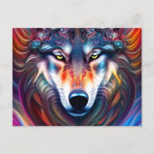 Hyper-Detaillierte realistische schöne Grafik Postkarte (Vorderseite)