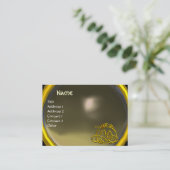 HYPER DRAGON AGATE , hellgrau Visitenkarte (Stehend Vorderseite)