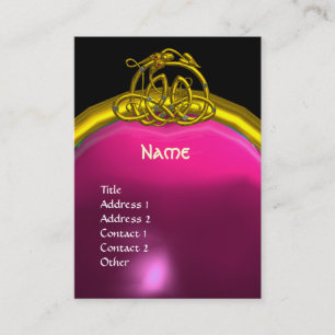 HYPER DRAGON AMETHYST , hell lila rosa Visitenkarte
