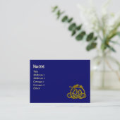 HYPER DRAGON, blau Visitenkarte (Stehend Vorderseite)