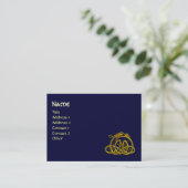 HYPER DRAGON, blau Visitenkarte (Stehend Vorderseite)