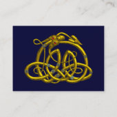 HYPER DRAGON, blau Visitenkarte (Rückseite)