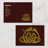 HYPER DRAGON, braun Visitenkarte (Vorne/Hinten)