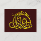 HYPER DRAGON, braun Visitenkarte (Rückseite)