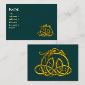 HYPER DRAGON, grün Visitenkarte (Vorne/Hinten)