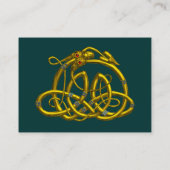 HYPER DRAGON, grün Visitenkarte (Rückseite)