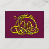 HYPER DRAGON, lila Visitenkarte (Rückseite)