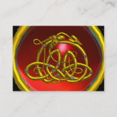 HYPER DRAGON RUBY, leuchtend rosa Visitenkarte (Rückseite)