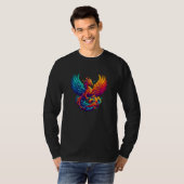 Hyper Flames Majestic Phoenix T-Shirt (Vorne ganz)