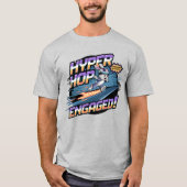 Hyper Hop Verlobt - Retro Gamer Bunny Speed Boost T-Shirt (Vorderseite)