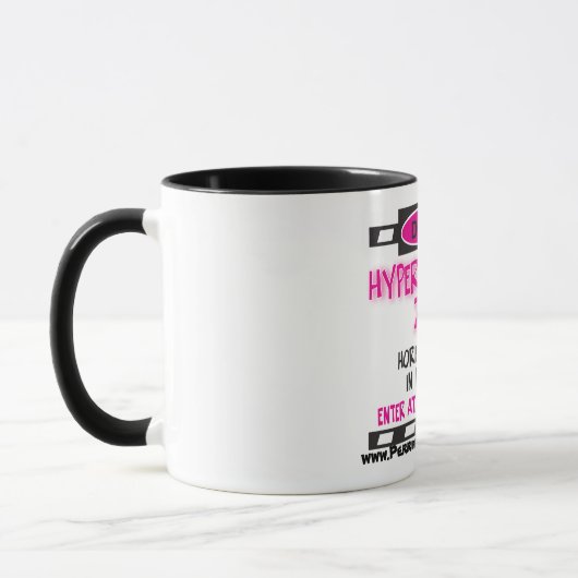 HYPER-HORMONE Zonen-warnende Tasse (Links)