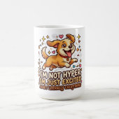Hyper-Hund-Kaffeetasse Kaffeetasse (Mittel)