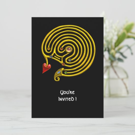 HYPER LABYRINTH EINLADUNG (Stehend Vorderseite)