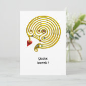 HYPER LABYRINTH EINLADUNG (Stehend Vorderseite)