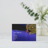 HYPER LABYRINTH, Goldener Juwel, schwarz-gelb Visitenkarte (Stehend Vorderseite)