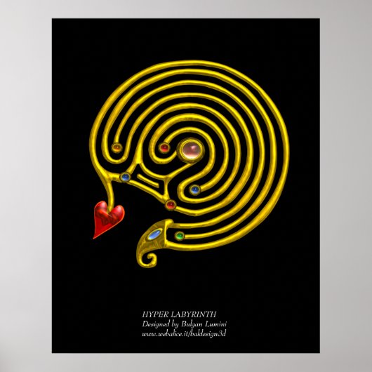 HYPER LABYRINTH POSTER (Vorne)