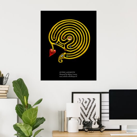 HYPER LABYRINTH POSTER (Heimbüro)