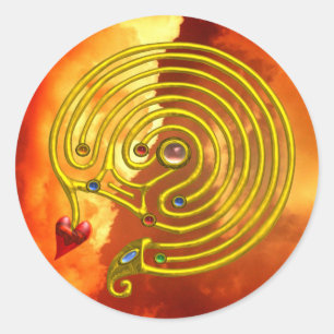 HYPER LABYRINTH RUNDER AUFKLEBER