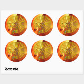 HYPER LABYRINTH RUNDER AUFKLEBER (Blatt)