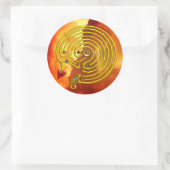 HYPER LABYRINTH RUNDER AUFKLEBER (Tasche)